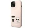 Etui Karl Lagerfeld Silicone Karl & Choupette Magsafe KLHMP14SSSKCI do iPhone 14