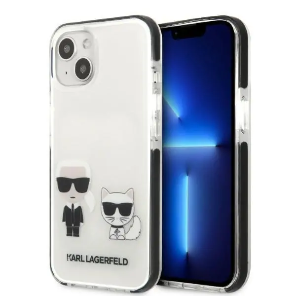 Etui Karl Lagerfeld Karl&Choupette KLHCP13STPEKCW do iPhone 13 mini