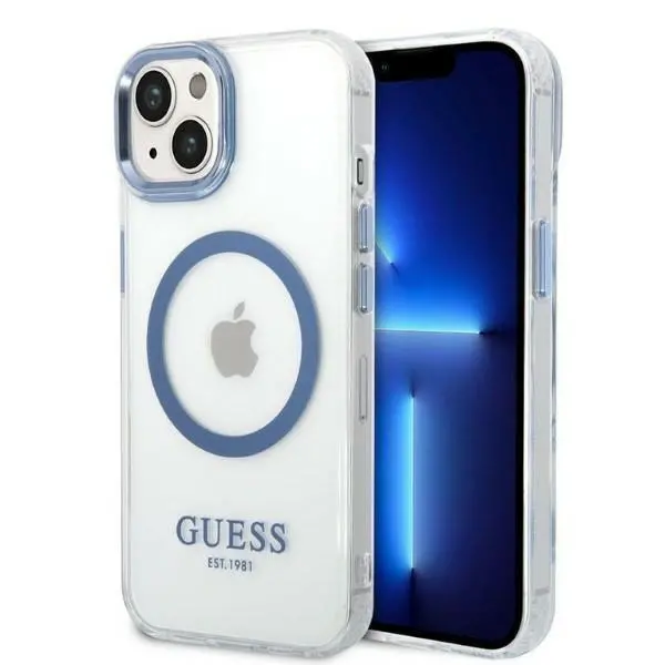 Etui Guess Metal Outline Magsafe GUHMP14MHTRMB do iPhone 14 Plus