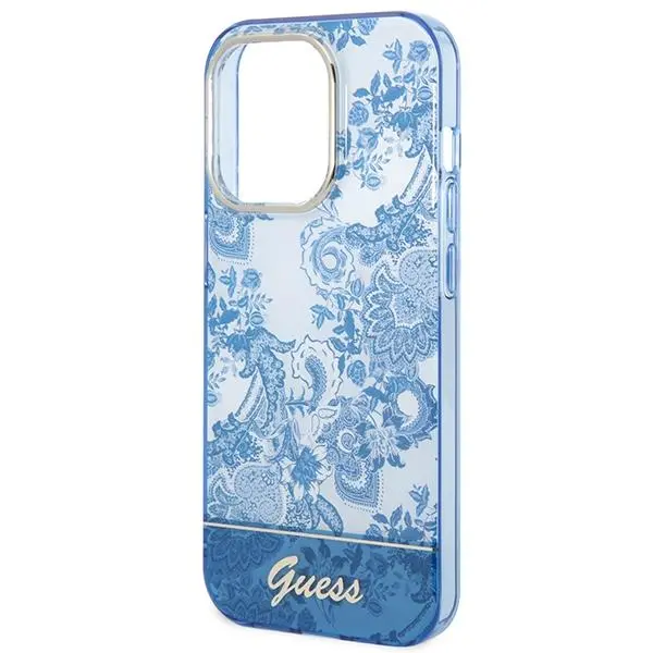 Etui Guess Porcelain Collection GUHCP14XHGPLHB do iPhone 14 Pro Max