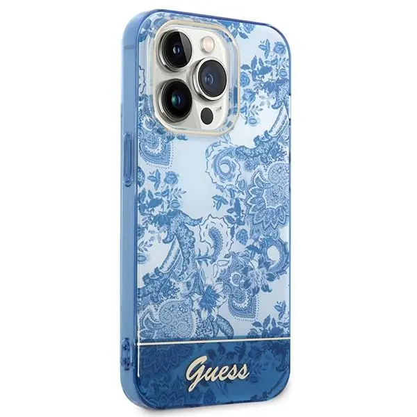 Etui Guess Porcelain Collection GUHCP14XHGPLHB do iPhone 14 Pro Max