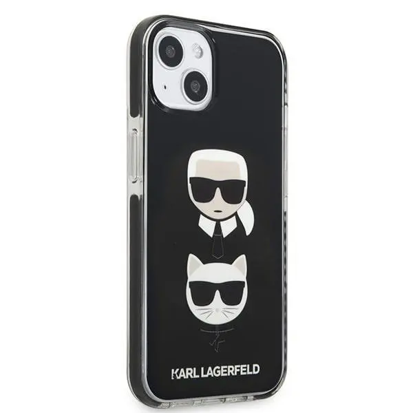 Etui Karl Lagerfeld Karl&Choupette Head KLHCP13STPE2TK do iPhone 13 mini
