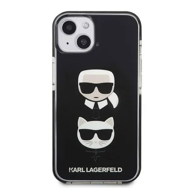 Etui Karl Lagerfeld Karl&Choupette Head KLHCP13STPE2TK do iPhone 13 mini