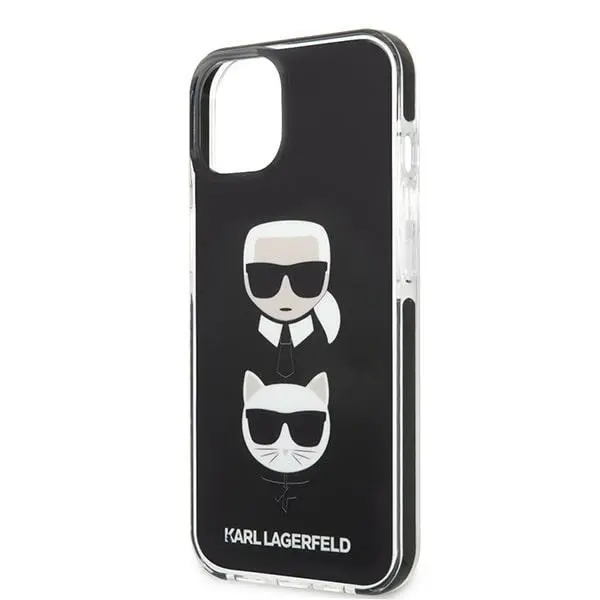 Etui Karl Lagerfeld Karl&Choupette Head KLHCP13STPE2TK do iPhone 13 mini