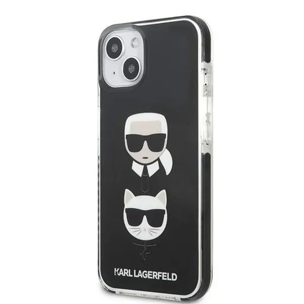Etui Karl Lagerfeld Karl&Choupette Head KLHCP13STPE2TK do iPhone 13 mini