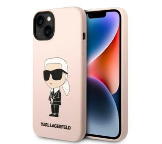 Etui Karl Lagerfeld Silicone Ikonik KLHCP14SSNIKBCP do iPhone 14
