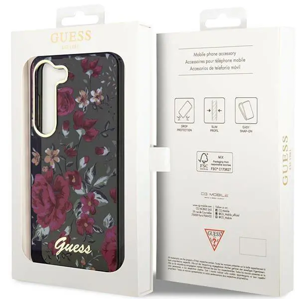 Etui Guess Flower Collection GUHCS23SHCFWSA do Samsung Galaxy S23
