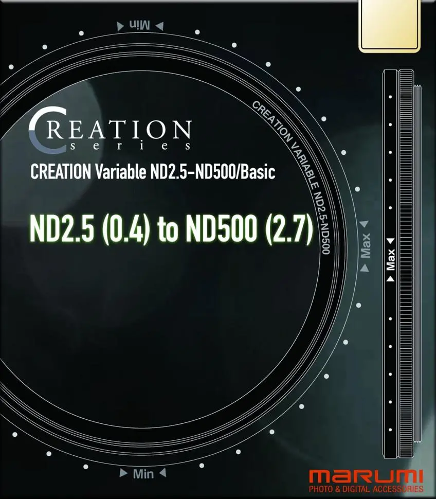 Filtr Marumi Creation Vari-ND 2.5-500 58mm