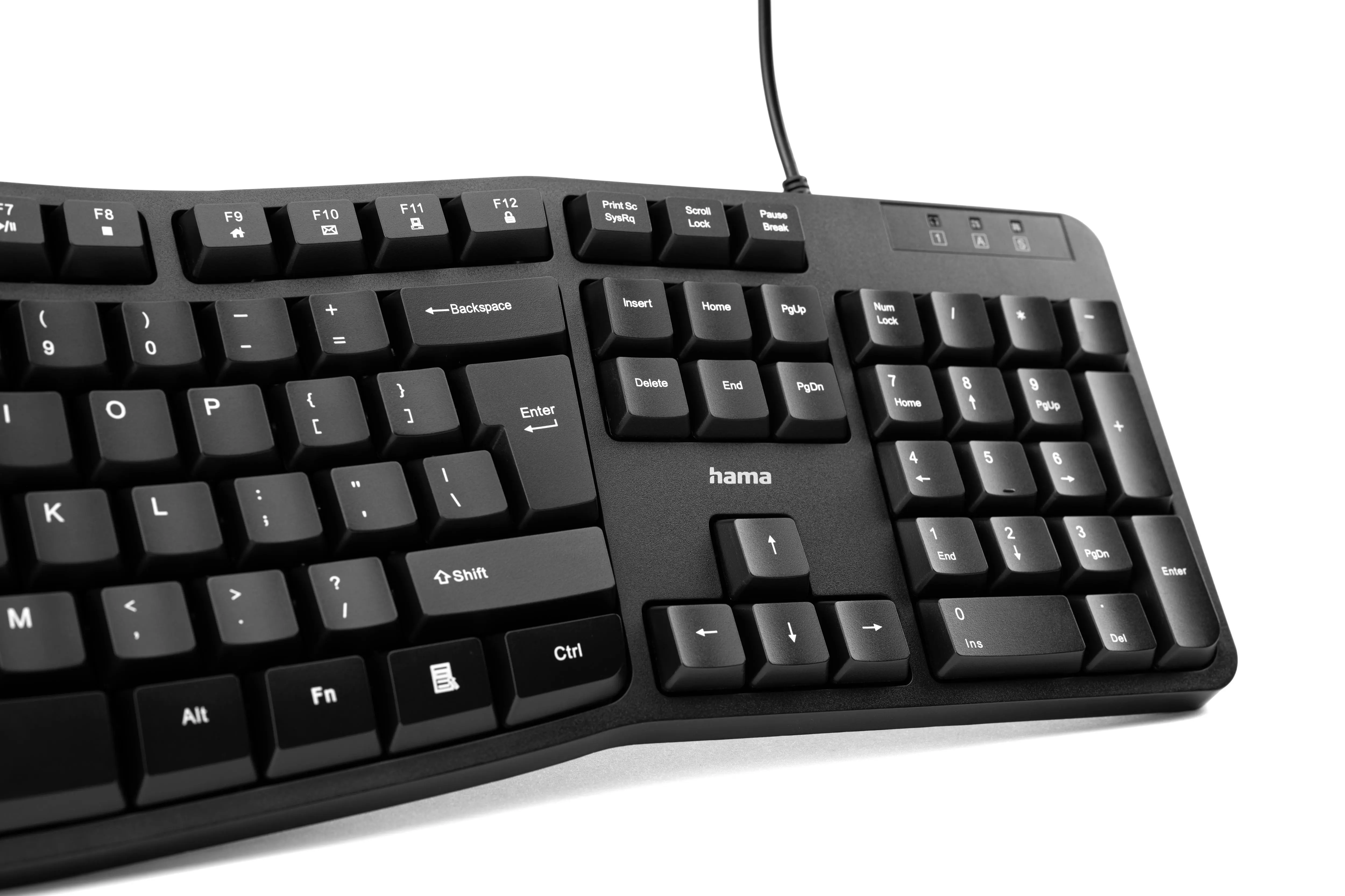 Klawiatura membranowa Hama EKC-400 Czarny