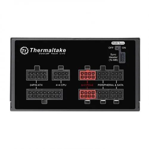 Zasilacz Thermaltake Toughpower Grand RGB 750W 80+ Gold Czarny