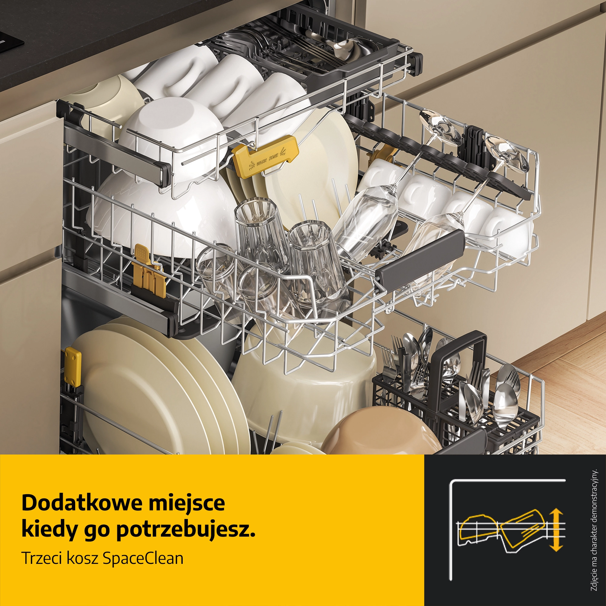 Whirlpool W8I HT40 T MaxiSpace 60cm Automatyczne otwieranie drzwi