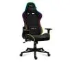 Fotel Huzaro Force 6.2 RGB LED Gamingowy do 130kg Tkanina Czarny