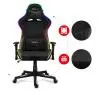 Fotel Huzaro Force 6.2 RGB LED Gamingowy do 130kg Tkanina Czarny