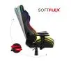 Fotel Huzaro Force 6.2 RGB LED Gamingowy do 130kg Tkanina Czarny