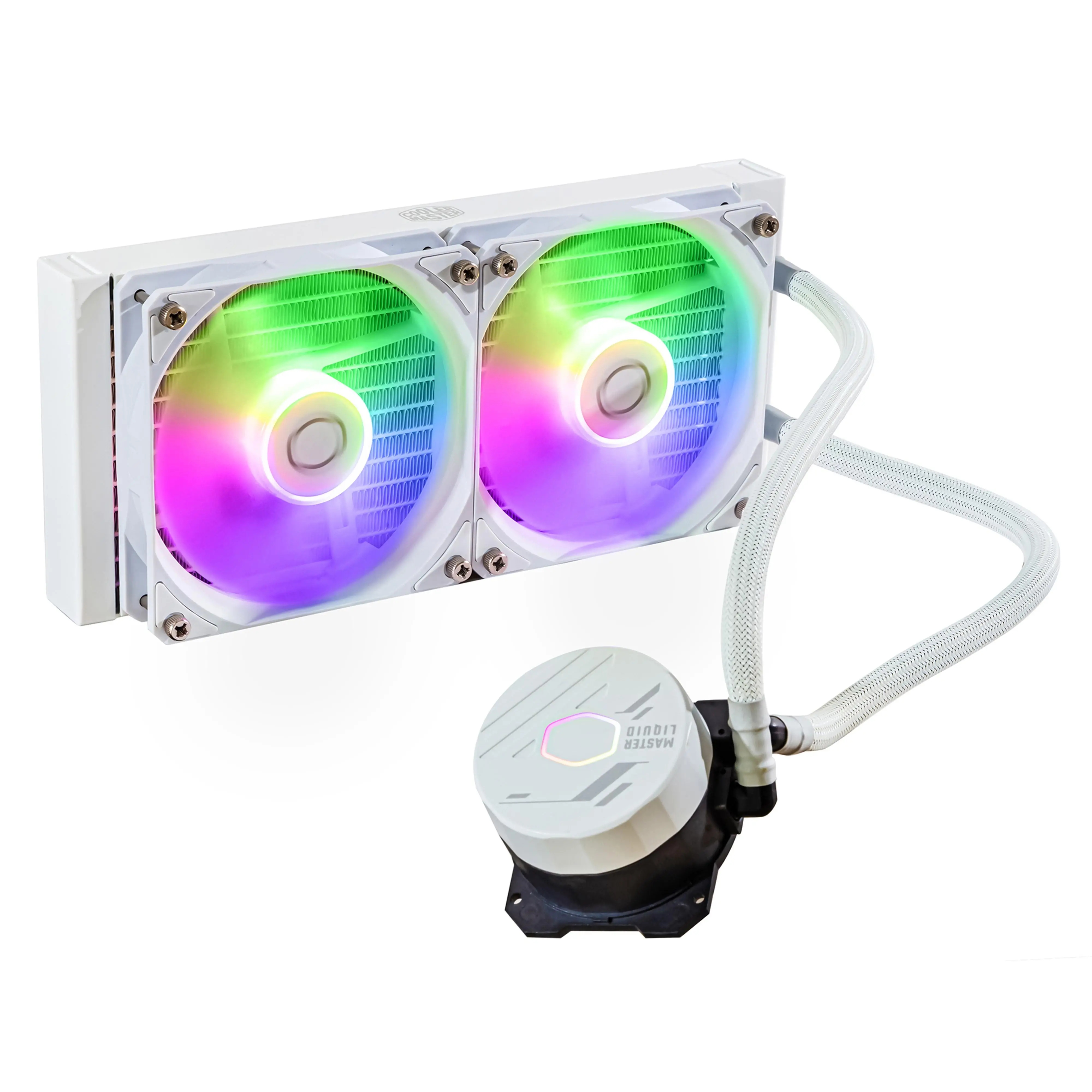 Chłodzenie Cooler Master MasterLiquid 240L Core ARGB Biały