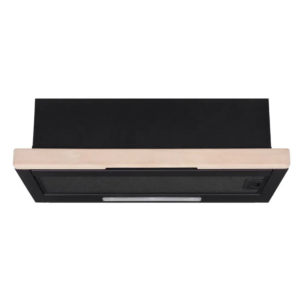 Okap Akpo WK-7 Light Wood Eco 60 Czarny matowy