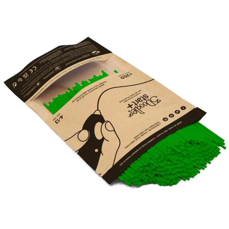 Filament 3Doodler 3DS-ECO07-GREEN-250 Start Eko 2,5mm 250szt. Spring Green