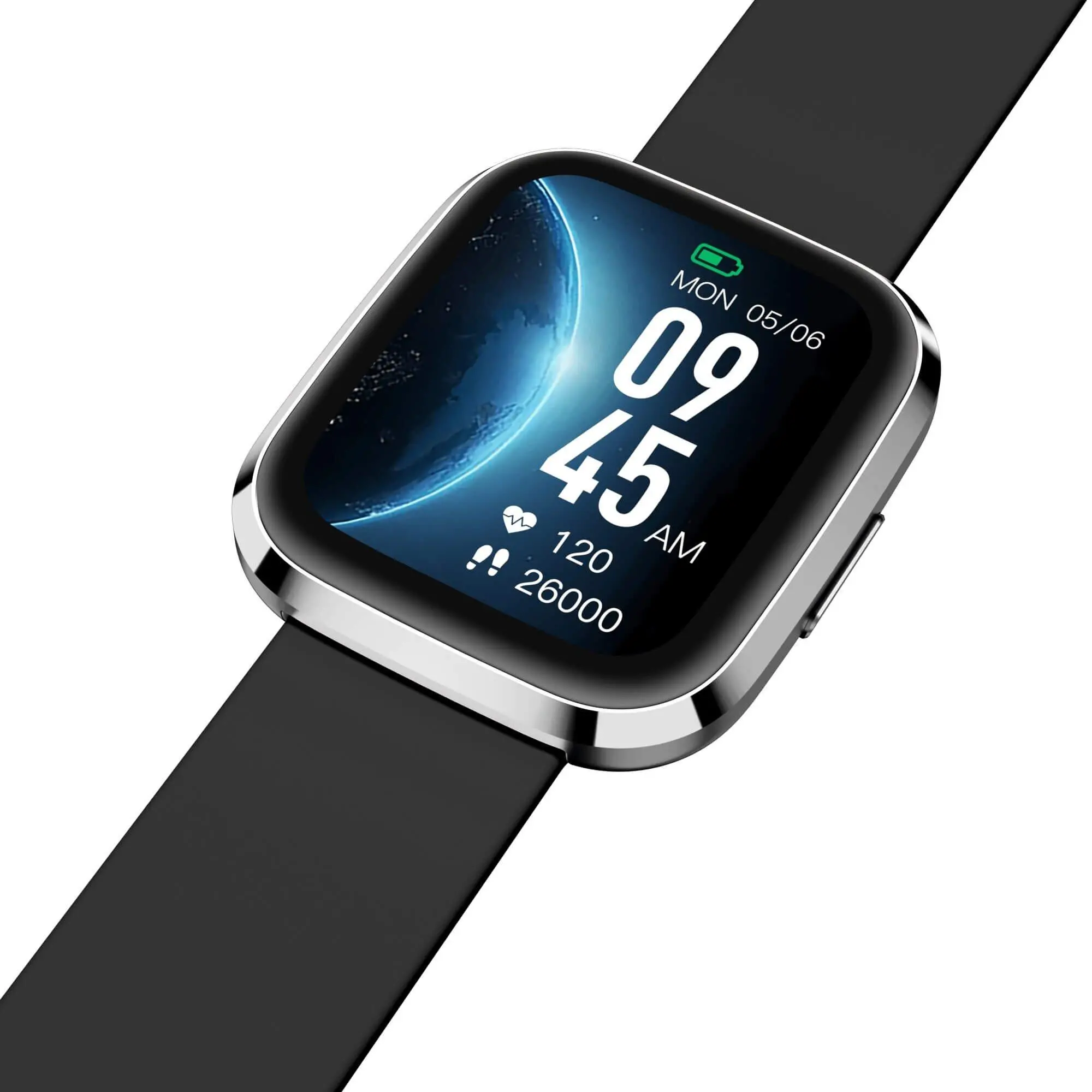 Smartwatch Garett GRC Style Silver Black