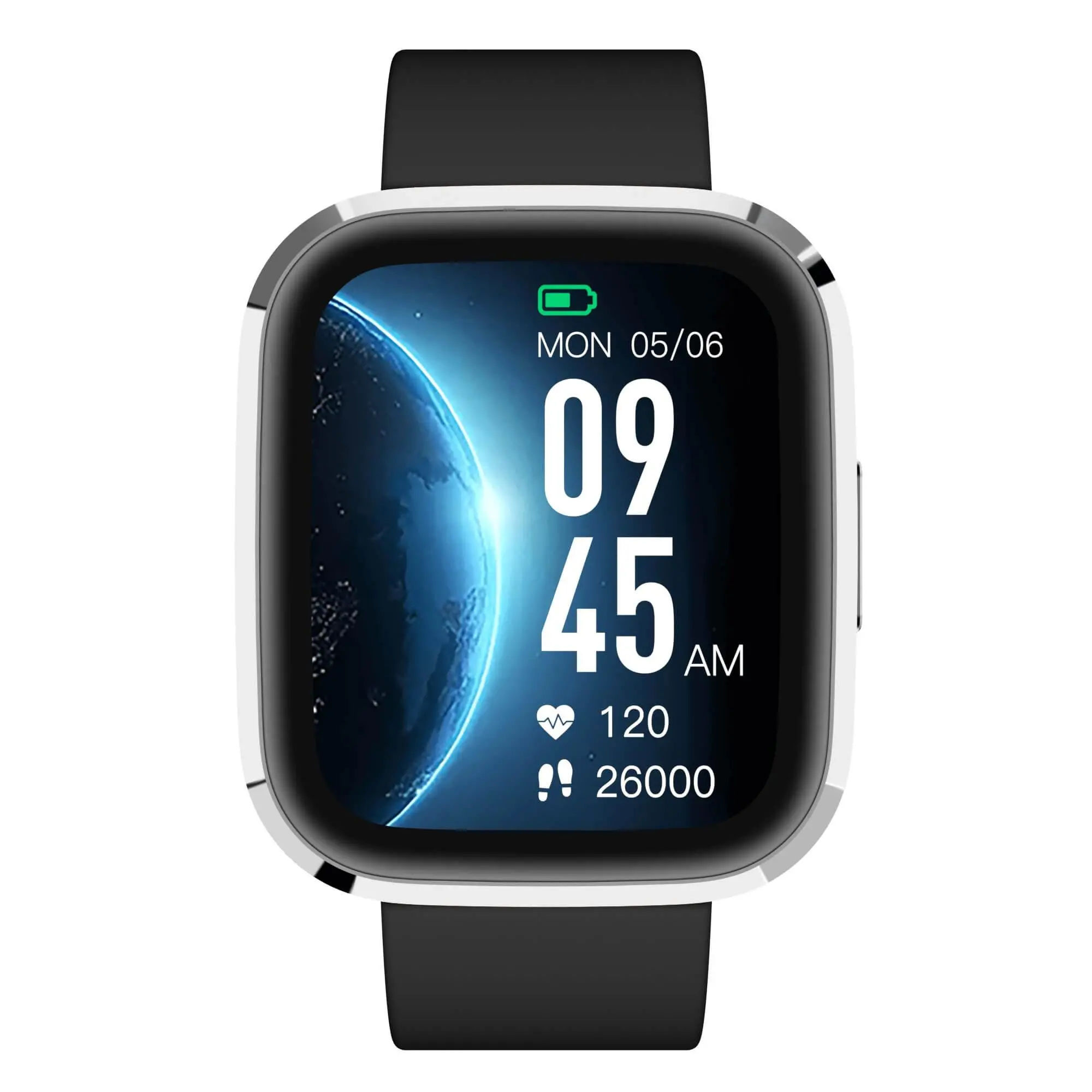 Smartwatch Garett GRC Style Silver Black