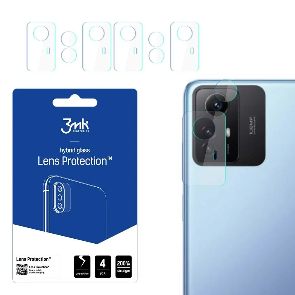 Szkło hybrydowe 3mk Lens Protection do Xiaomi Redmi Note 12s