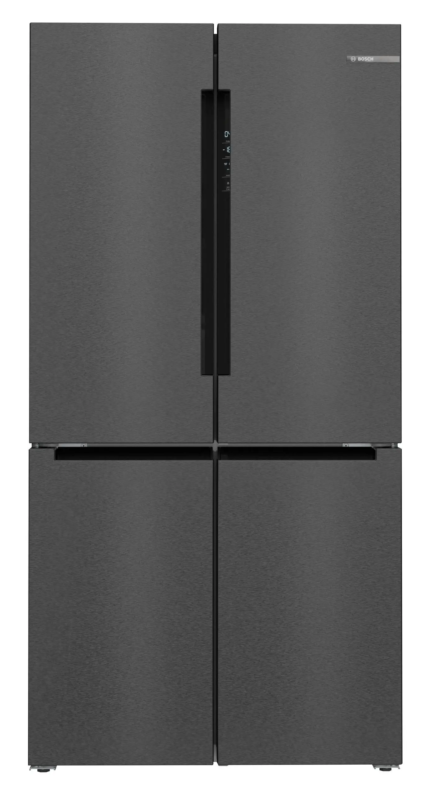 Bosch Serie 4 KFN96AXEA Pełny No Frost 183cm Szuflada z kontrolą wilgotności Zdalne sterowanie Ciemna Stal Nierdzewna