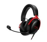 HyperX Cloud III Nauszne Czarno-czerwony