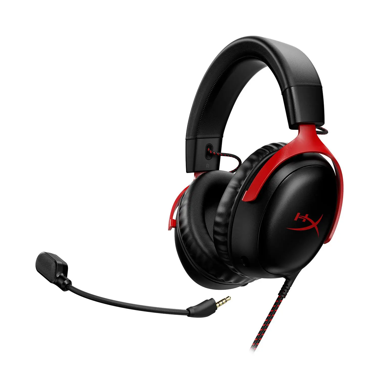 Słuchawki przewodowe z mikrofonem HyperX Cloud III Nauszne Czarno-czerwony