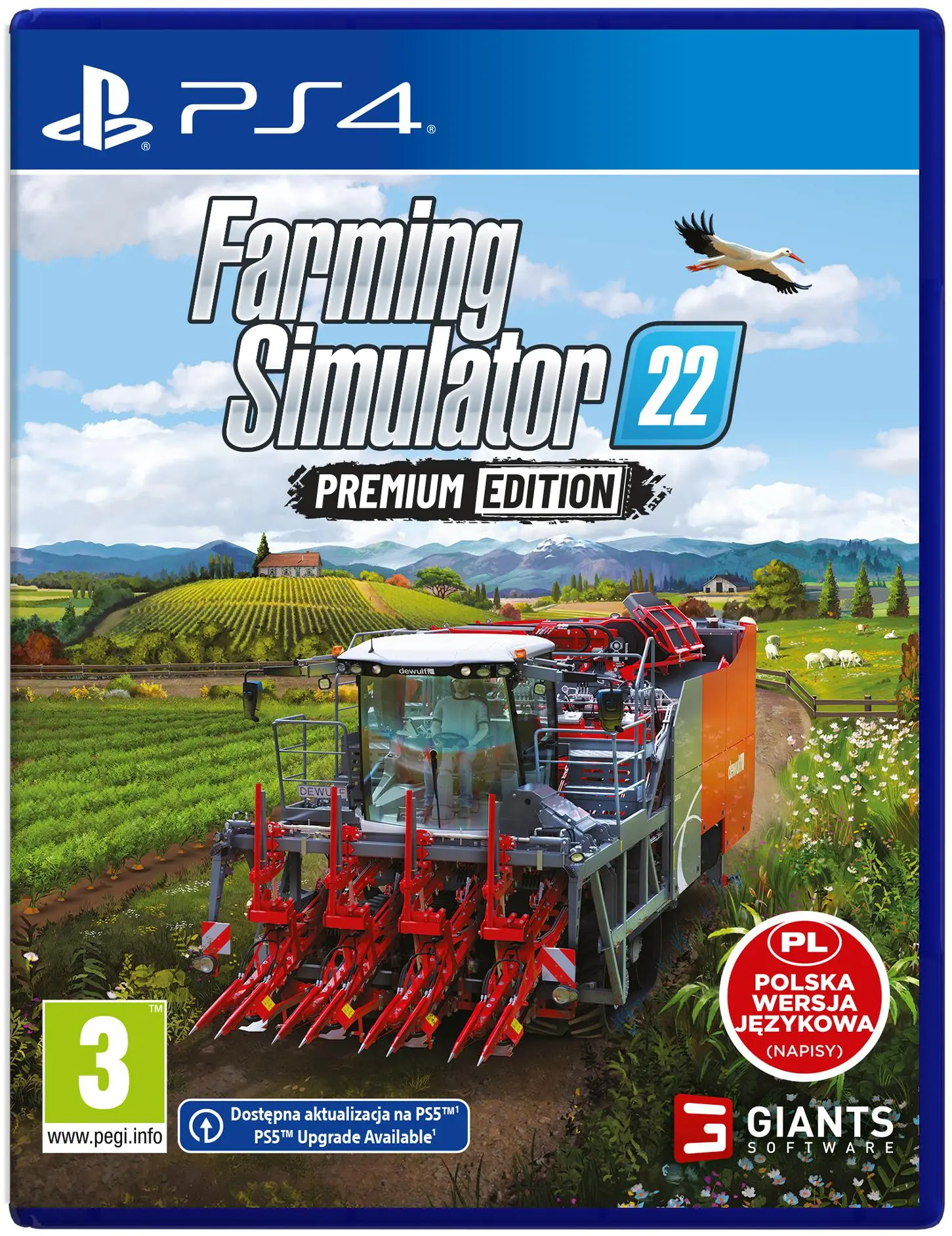 Farming Simulator 22 Premium Edition Gra na PS4 (Kompatybilna z PS5)