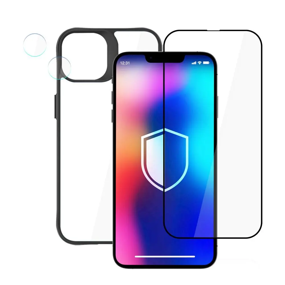 Zestaw ochronny 3mk Comfort Set 4 in 1 do iPhone 13