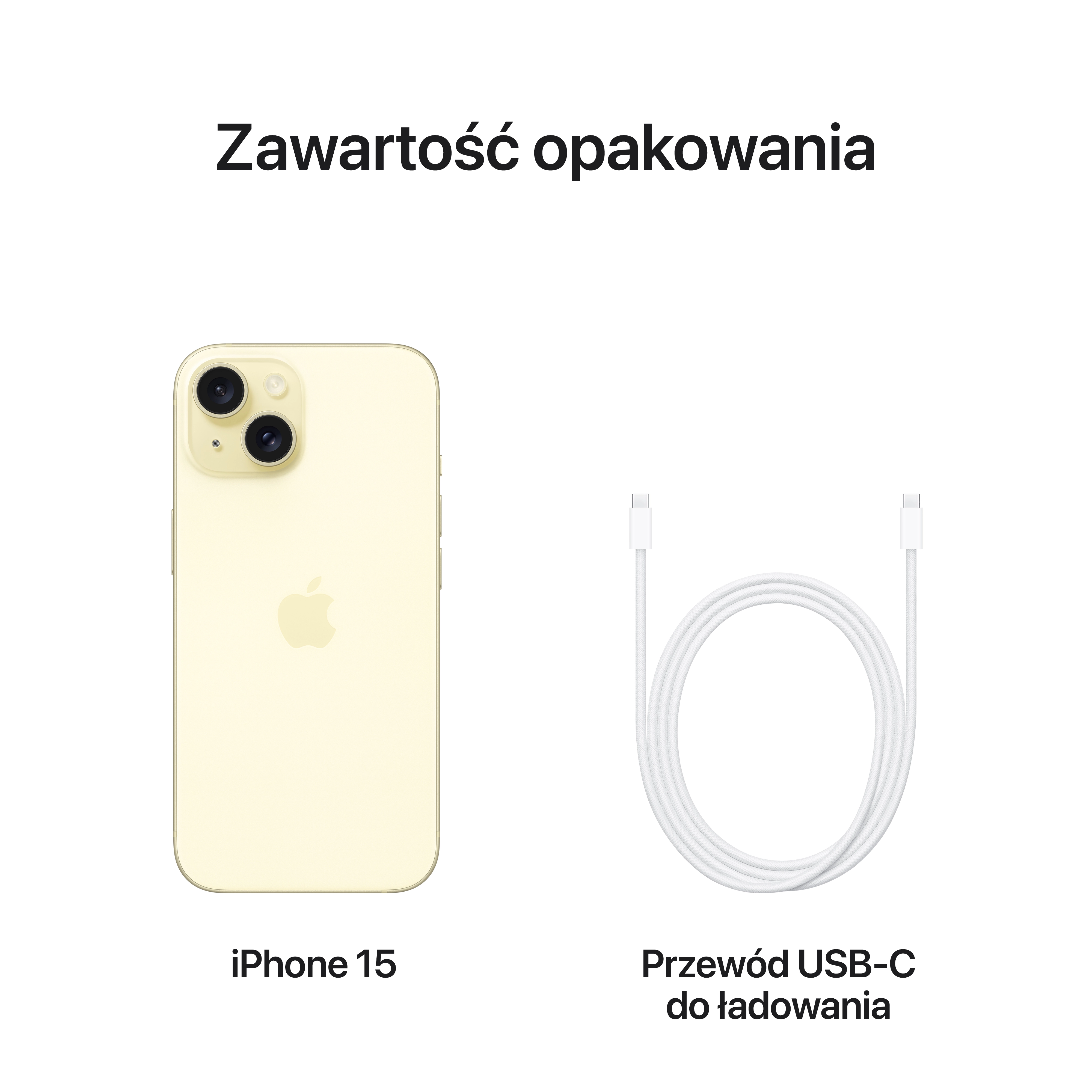 Apple iPhone 15 256GB 6,1" 48Mpix Żółty