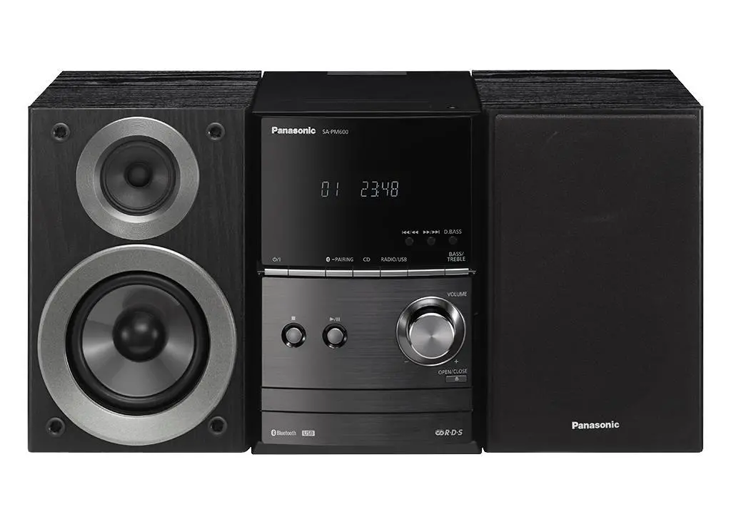 Wieża Panasonic SC-PM600 40W Bluetooth Radio FM Czarny
