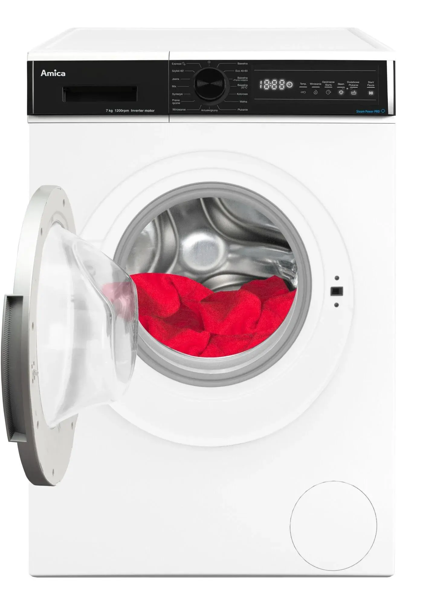 Pralka Amica WA3S712BLISEB Slim 7kg 1200obr/min