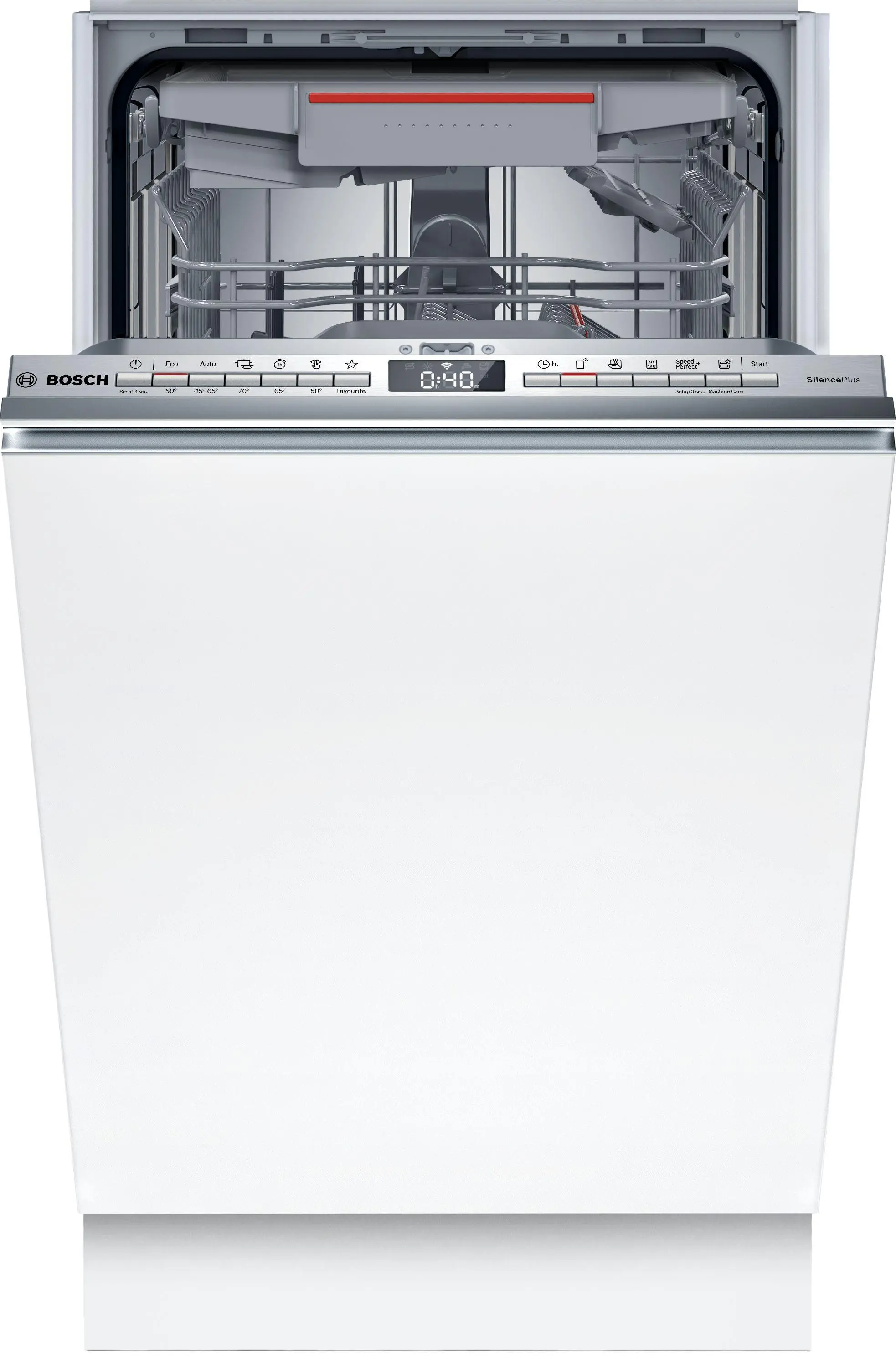 Bosch Serie 4 SPV4EMX25E 45cm Automatyczne otwieranie drzwi Szuflada na sztućce Zdalne sterowanie