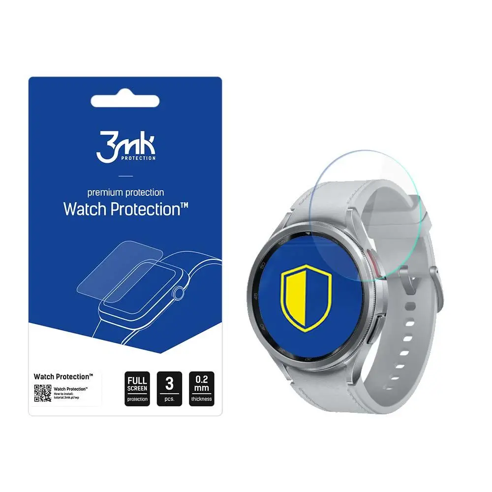 Szkło hybrydowe 3mk Watch Protection do Samsung Galaxy Watch 6 Classic 47mm