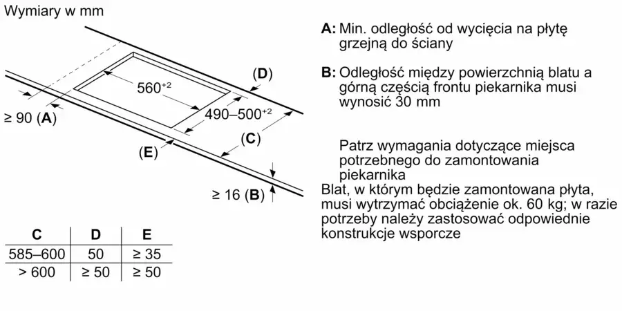 Płyta indukcyjna Bosch Serie 6 PVS775HC1E 71cm