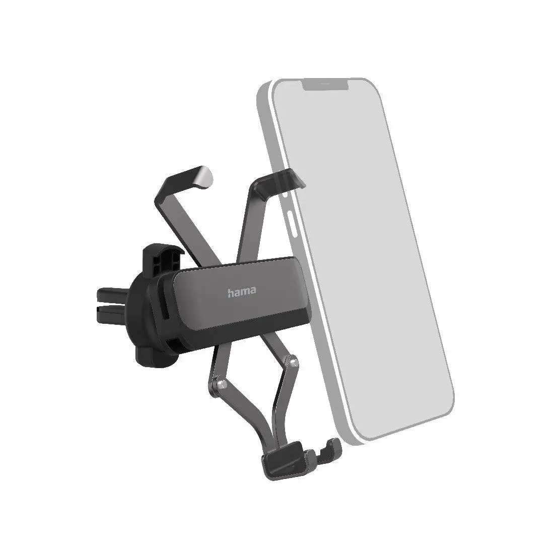 Uchwyt samochodowy Hama Gravity Pro Czarno-srebrny