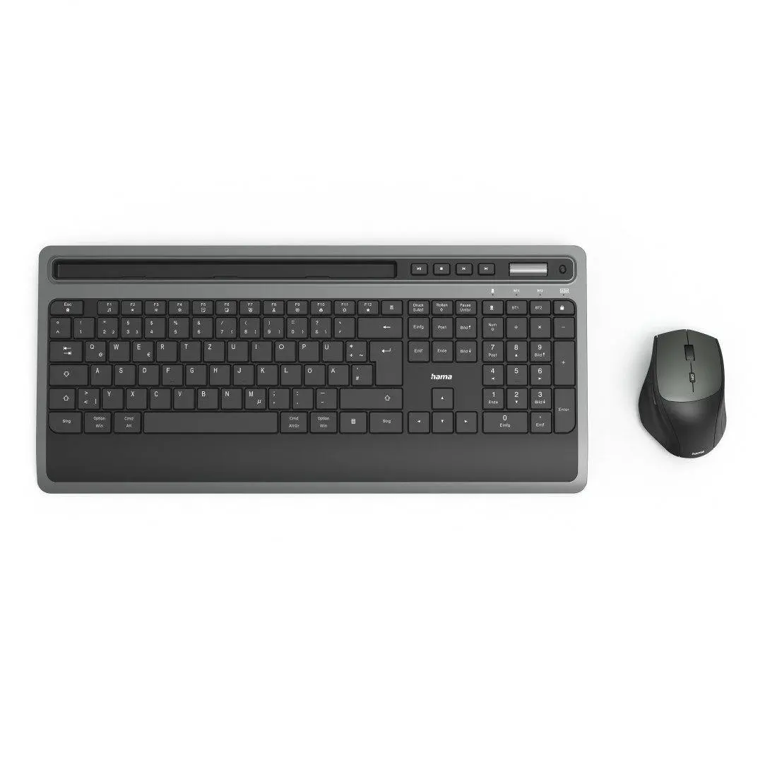 Zestaw Hama MKB KMW-600 Plus Czarno-szary