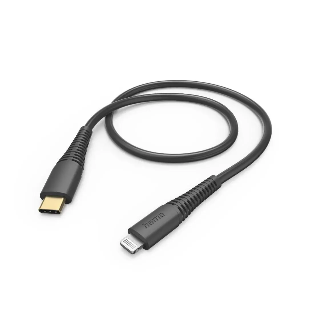 Kabel Hama 201602 USB-C do Lightning do 1,5m do Czarny