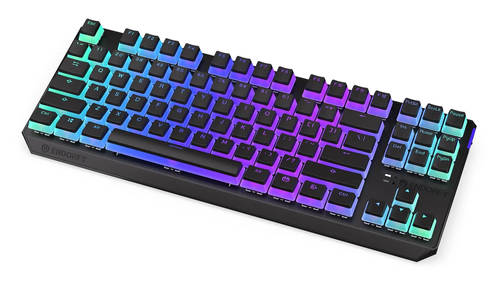 Klawiatura mechaniczna Endorfy Thock TKL Wireless Red Pudding Kailh Box Red Czarny