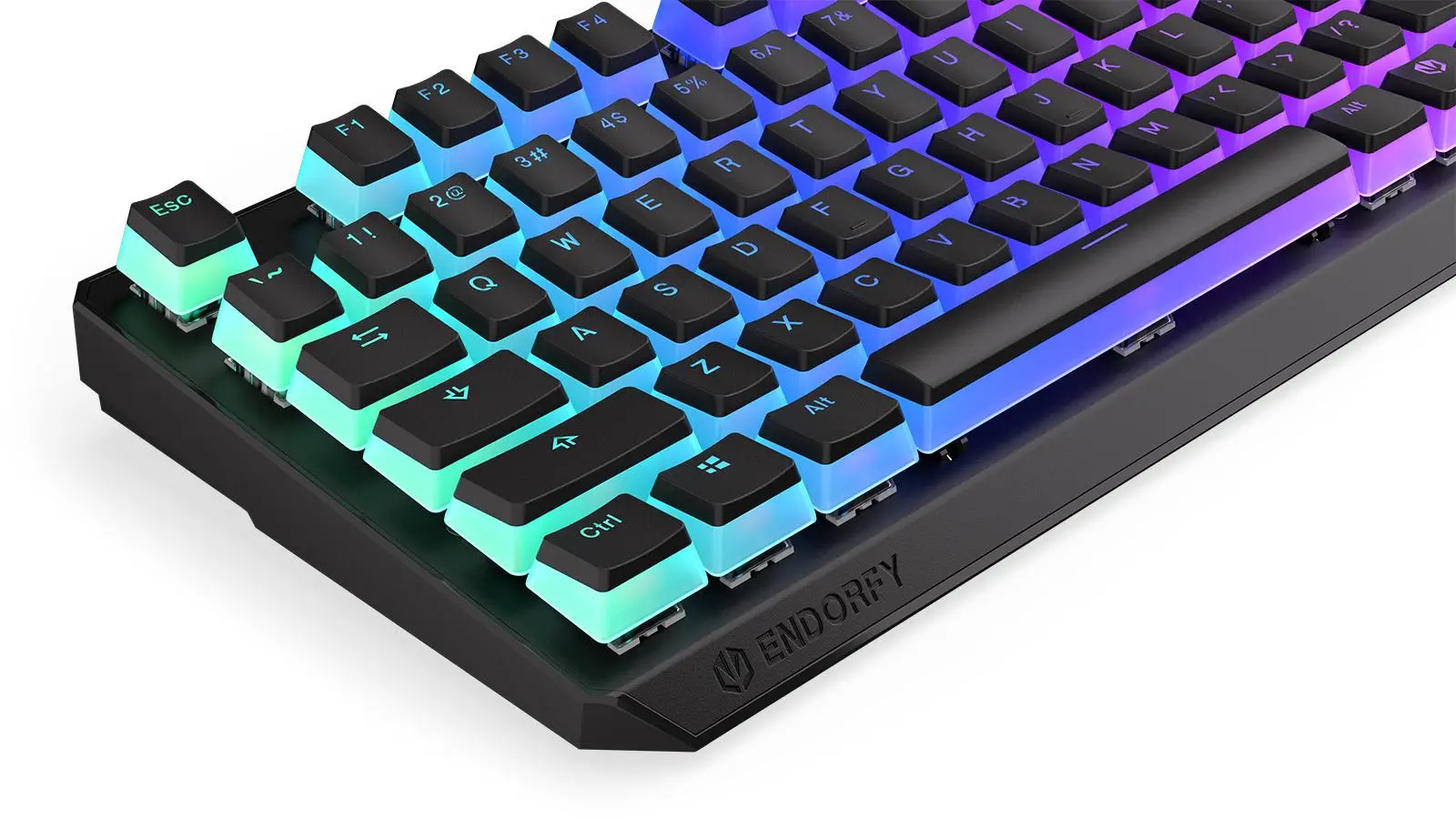 Klawiatura mechaniczna Endorfy Thock TKL Wireless Red Pudding Kailh Box Red Czarny