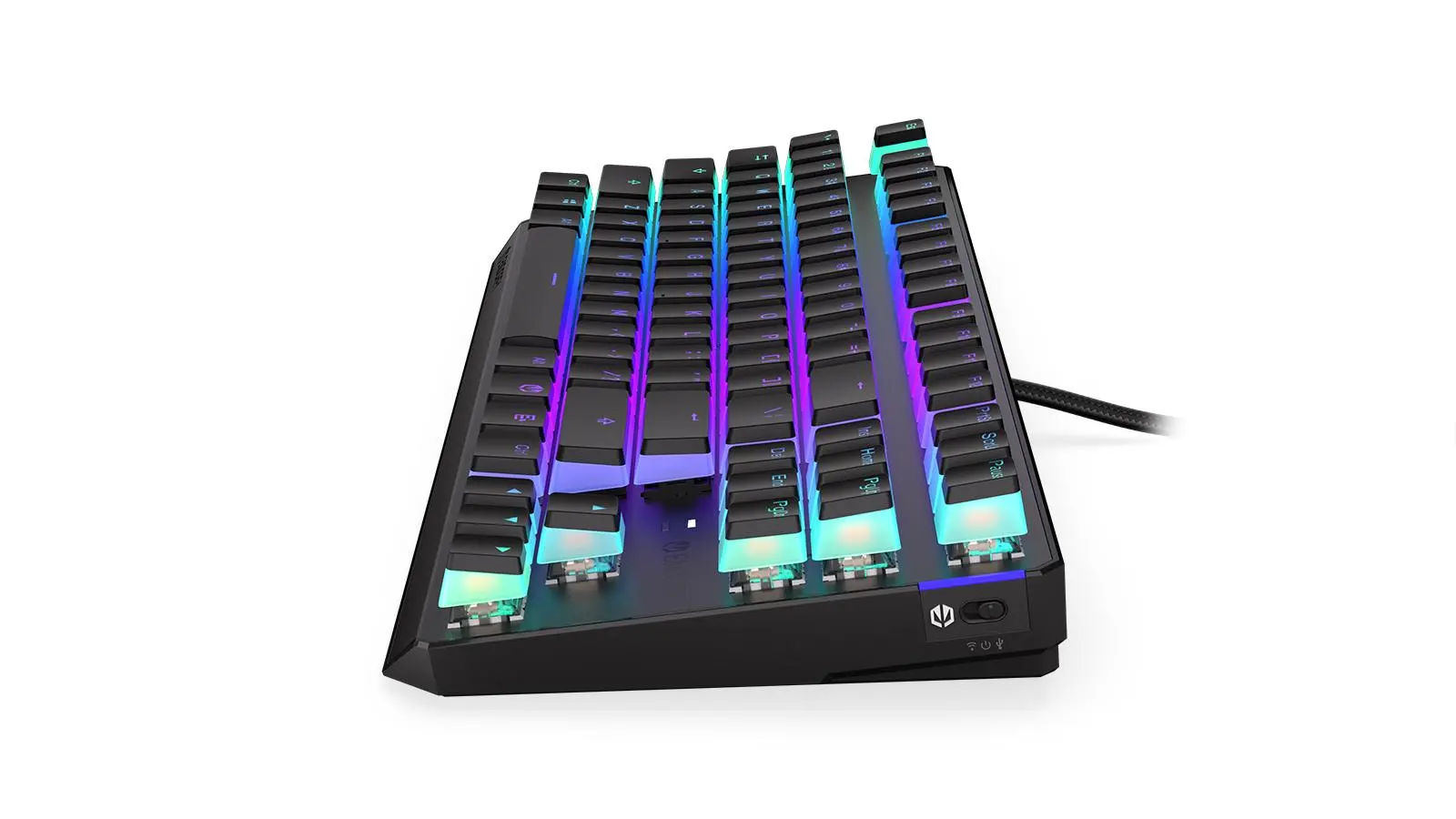 Klawiatura mechaniczna Endorfy Thock TKL Wireless Red Pudding Kailh Box Red Czarny