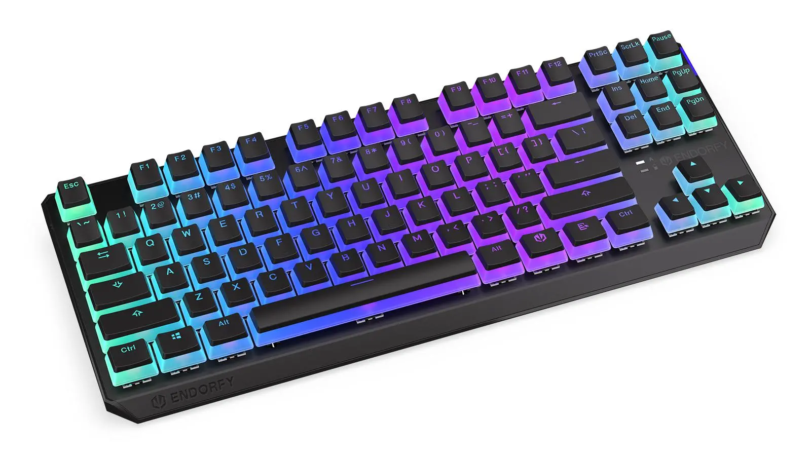 Klawiatura mechaniczna Endorfy Thock TKL Wireless Red Pudding Kailh Box Red Czarny