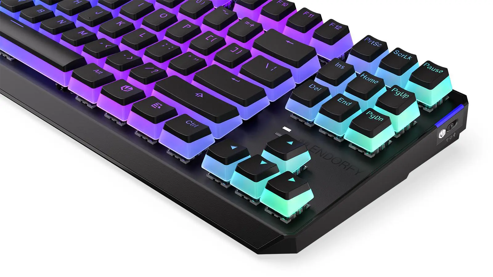Klawiatura mechaniczna Endorfy Thock TKL Wireless Red Pudding Kailh Box Red Czarny