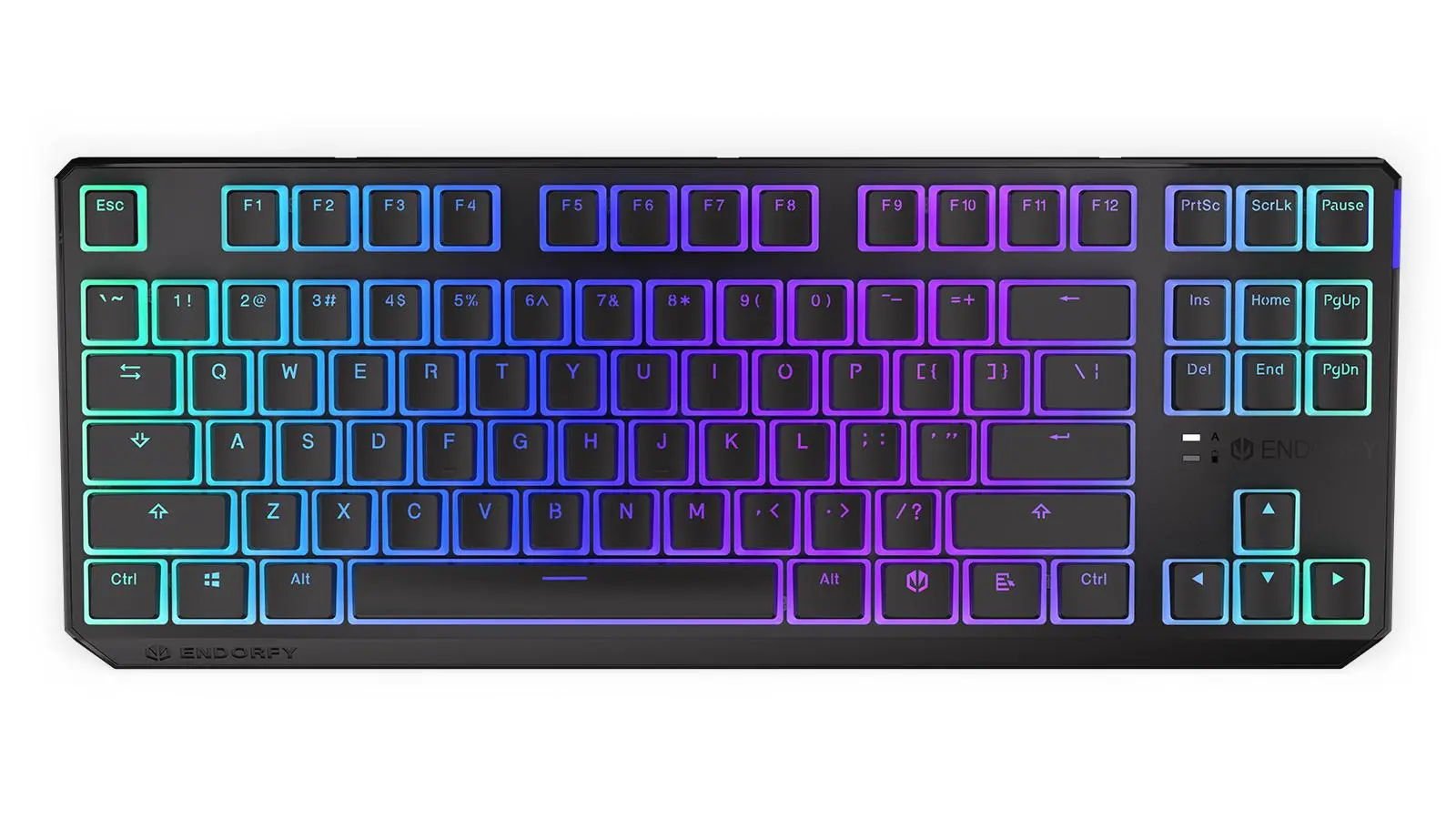 Klawiatura mechaniczna Endorfy Thock TKL Wireless Red Pudding Kailh Box Red Czarny