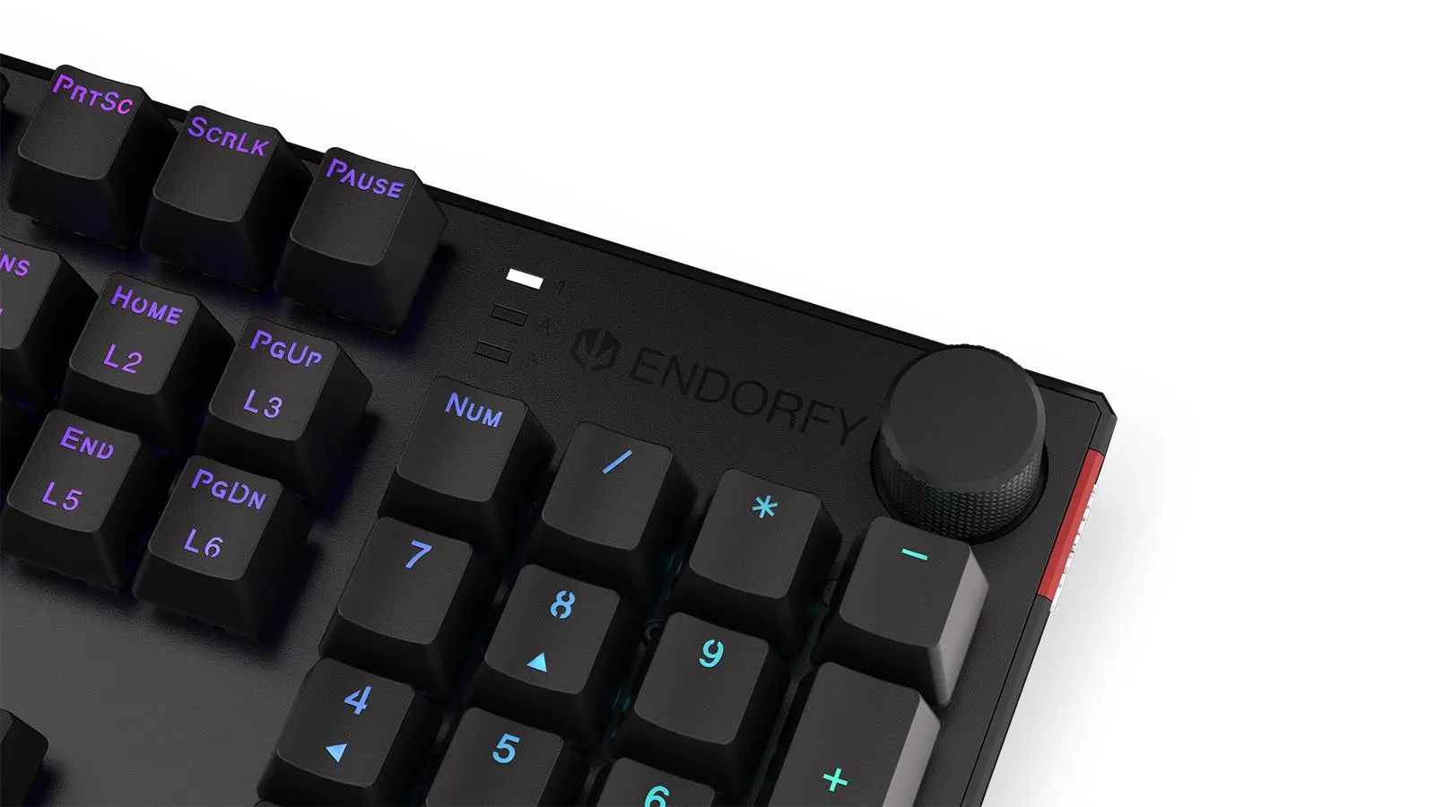 Klawiatura mechaniczna Endorfy Thock Brown Kailh Brown Czarny