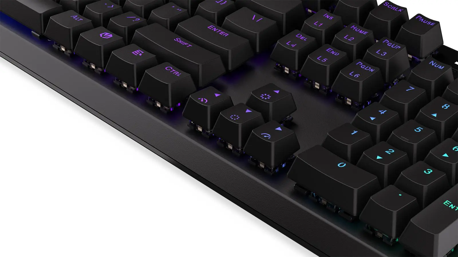 Klawiatura mechaniczna Endorfy Thock Brown Kailh Brown Czarny