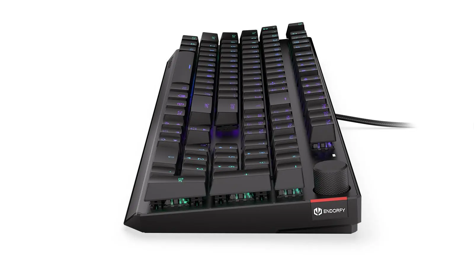 Klawiatura mechaniczna Endorfy Thock Brown Kailh Brown Czarny