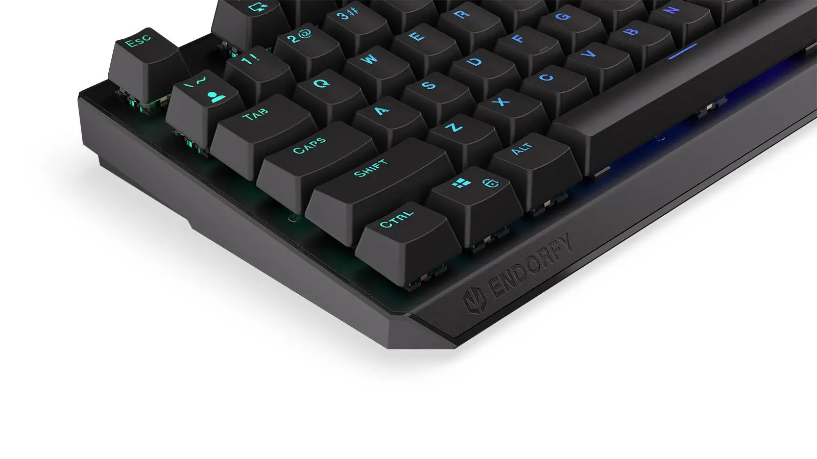 Klawiatura mechaniczna Endorfy Thock Brown Kailh Brown Czarny