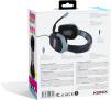 Słuchawki bezprzewodowe z mikrofonem Konix Boruto Gaming Headset dla konsol Nauszne Czarno-niebieski