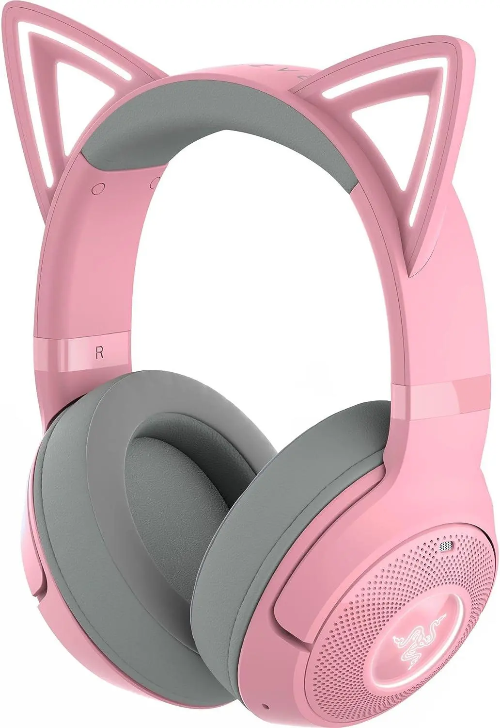 Słuchawki bezprzewodowe z mikrofonem Razer Kraken Kitty V2 BT Quartz Nauszne Różowy